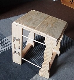 Bespoke foot rest/stool,made to required specifications